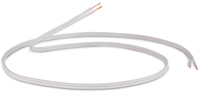 Cablu pentru boxe QED - Profile 42 Strand, 1 m, alb