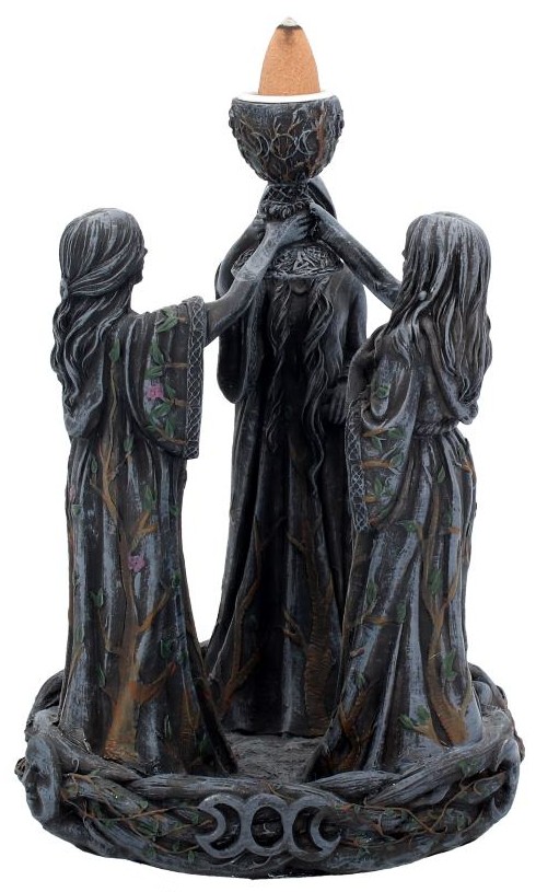 Cădelniţă Nemesis Now Adult: Gothic - Mother Maiden & Crone Backflow, 18 cm