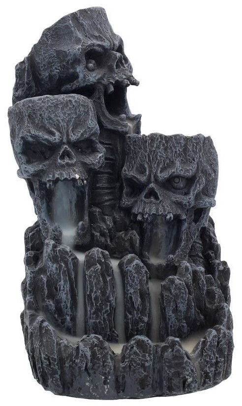 Cădelniță Nemesis Now Adult: Gothic - Skull Backflow, 17 cm