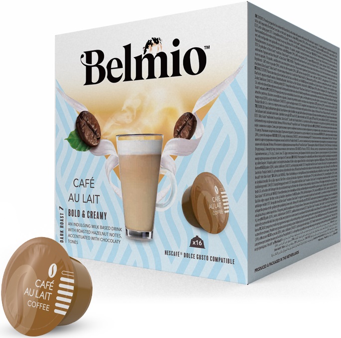 Capsule de cafea Belmio - Cafe Au Lait Dolce Gusto, 16 buc