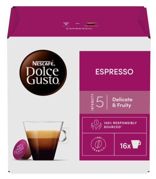 Capsule de cafea NESCAFE Dolce Gusto - Espresso, 16 băuturi