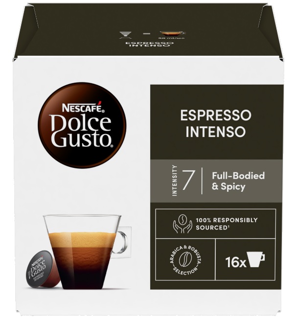 Capsule de cafea NESCAFE Dolce Gusto - Espresso Intenso, 16 bauturi
