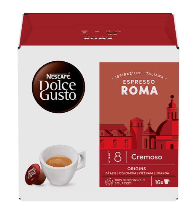 Capsule de cafea NESCAFE Dolce Gusto - Espresso Roma, 16 băuturi