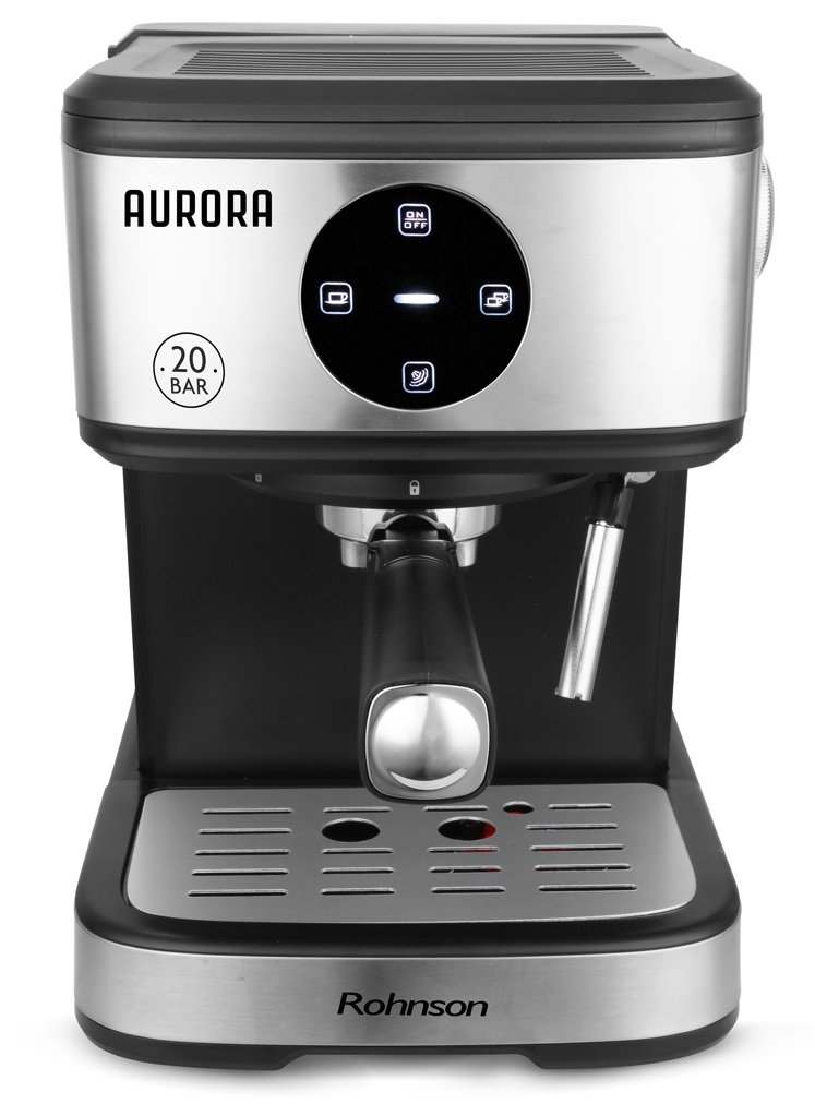Aparat de cafea Rohnson - R-988, 20bar, 1.2l, neagră/argintie
