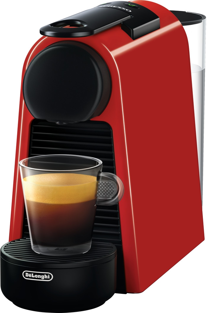 Aparat de cafea cu capsule DeLonghi - Essenza Mini, EN 85.R, roşu
