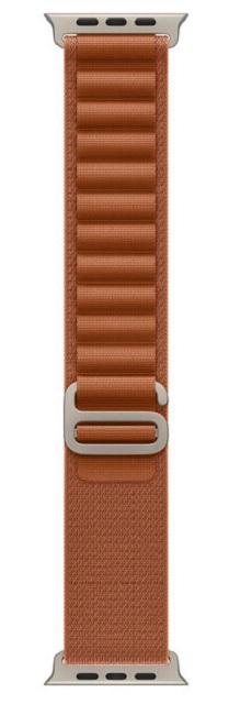 Curea Apple - Alpine Loop Titanium Finish, Apple Watch, 49 mm, S, Terra Cotta