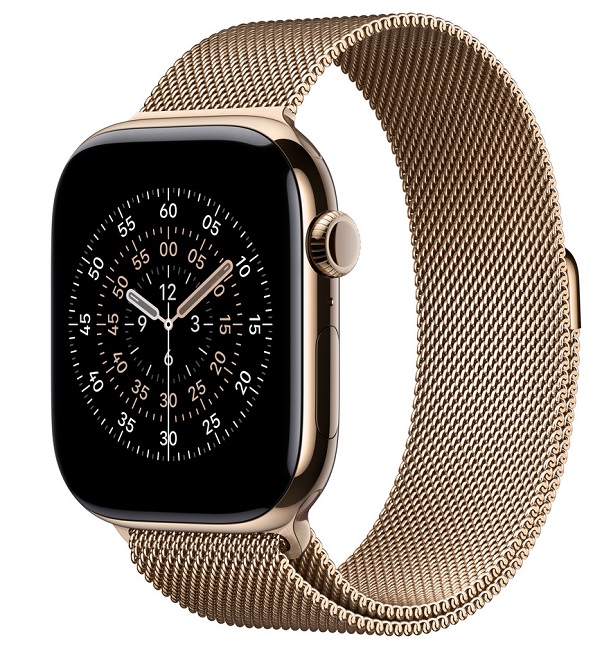 Curea Apple - Milanese Loop, Apple Watch, 46 mm, S/M, Gold