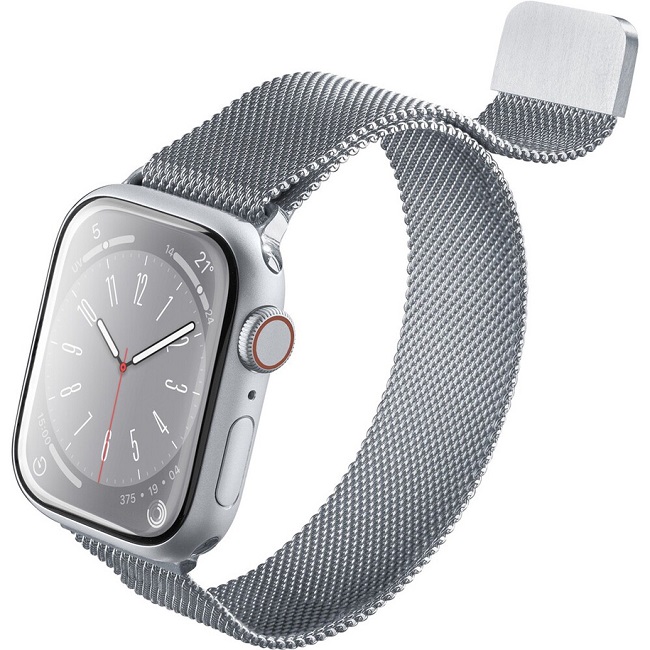 Curea Cellularline - Steel, Apple Watch, 42/44/45/49 mm, gri