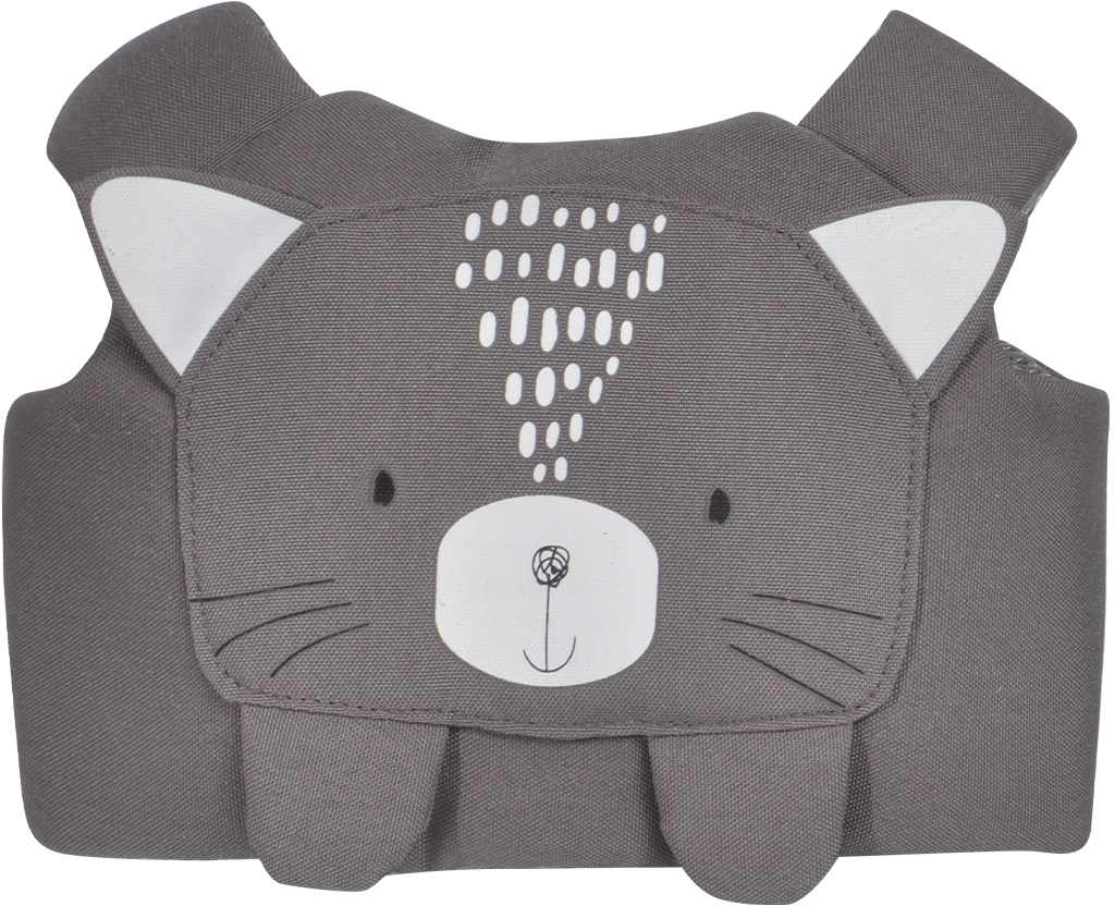 Curea de mers pe jos KikkaBoo - Cat, Grey