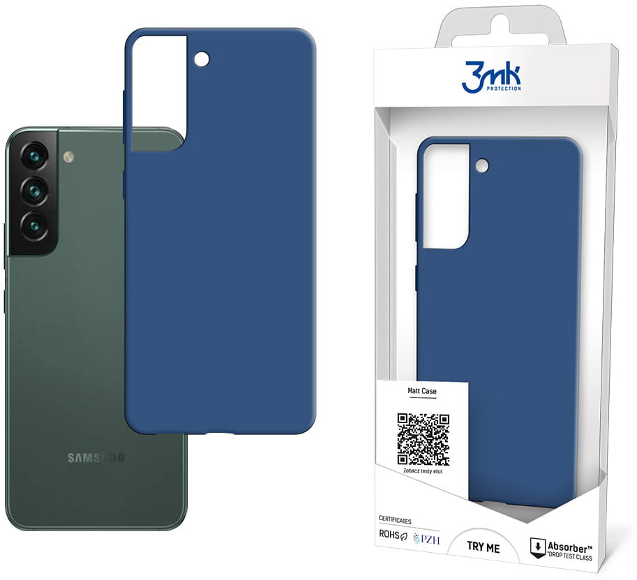 Husă 3mk - Matt, Galaxy S22 Plus 5G, Blueberry