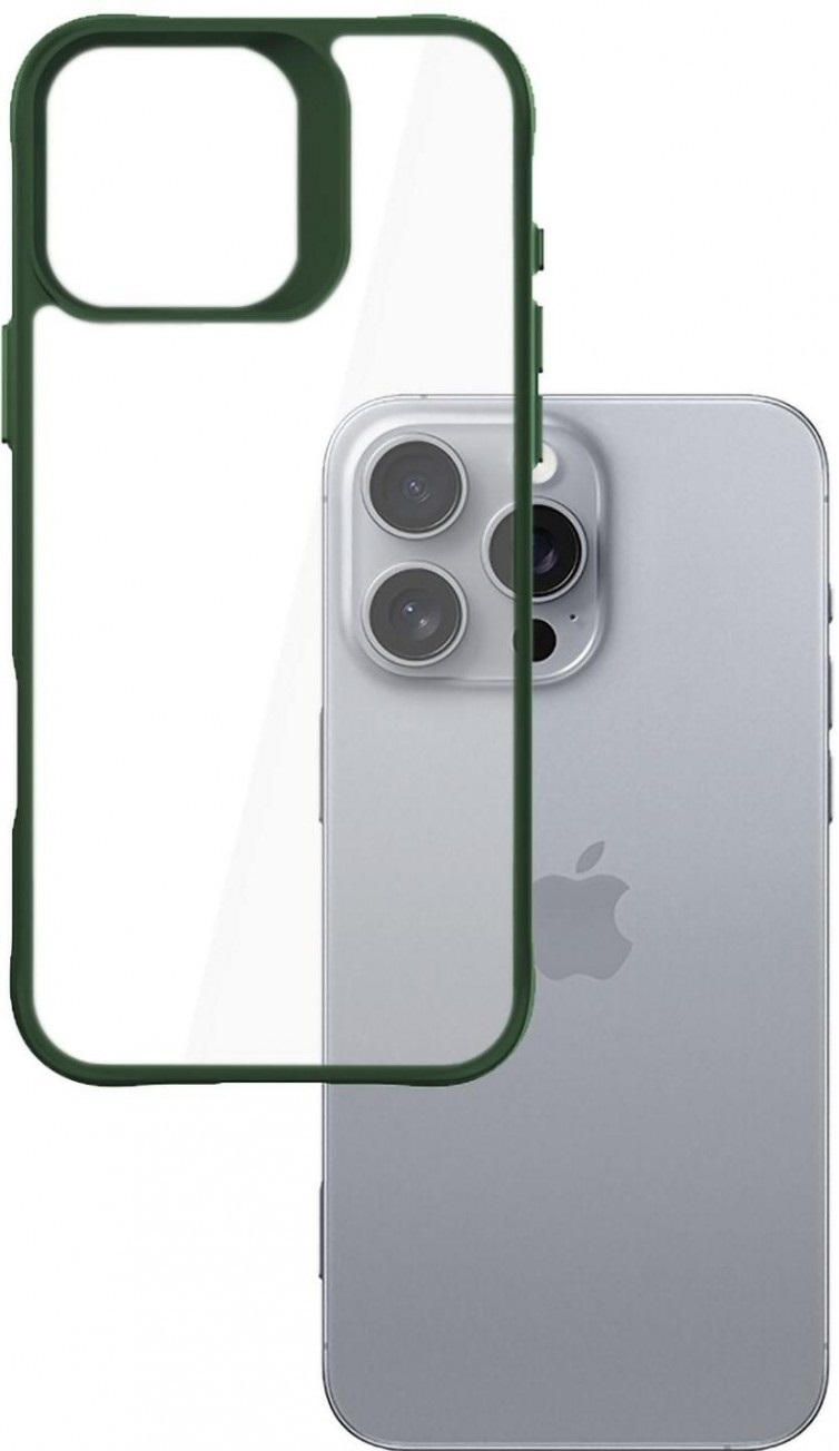 Husă 3mk - Satin Armor Plus, iPhone 16 Pro Max, verde
