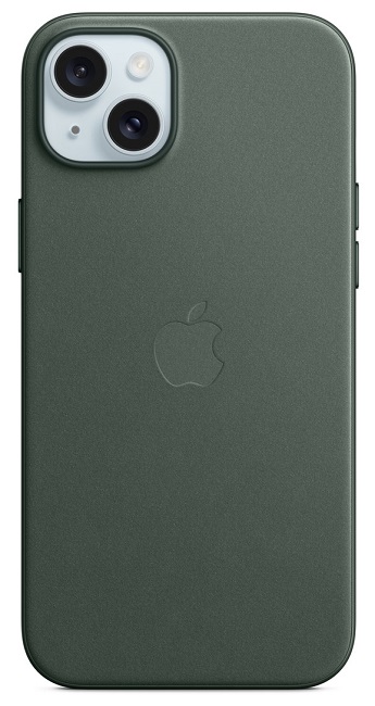 Husă Apple - FineWoven MagSafe, iPhone 15 Plus, Evergreen