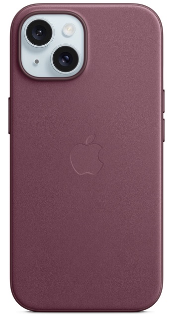 Husă Apple - FineWoven MagSafe, iPhone 15 Plus, Mulberry
