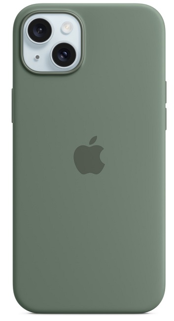 Husă Apple - Silicone MagSafe, iPhone 15 Plus, Cypress