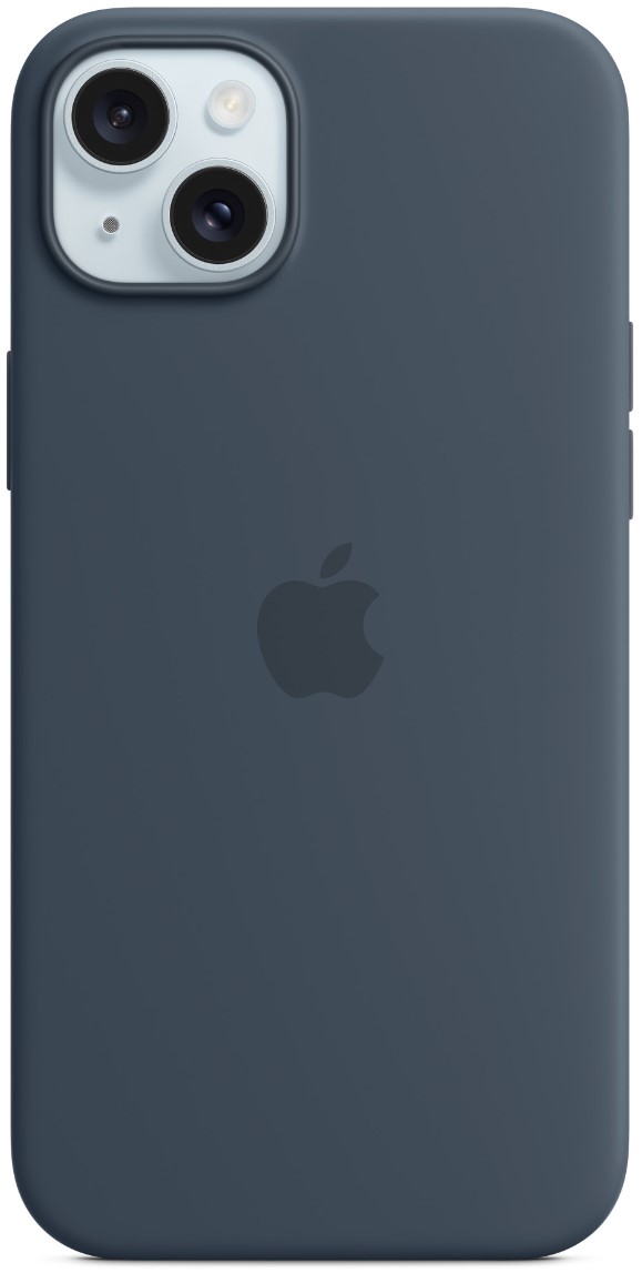 Husă Apple - Silicone MagSafe, iPhone 15 Plus, Storm Blue