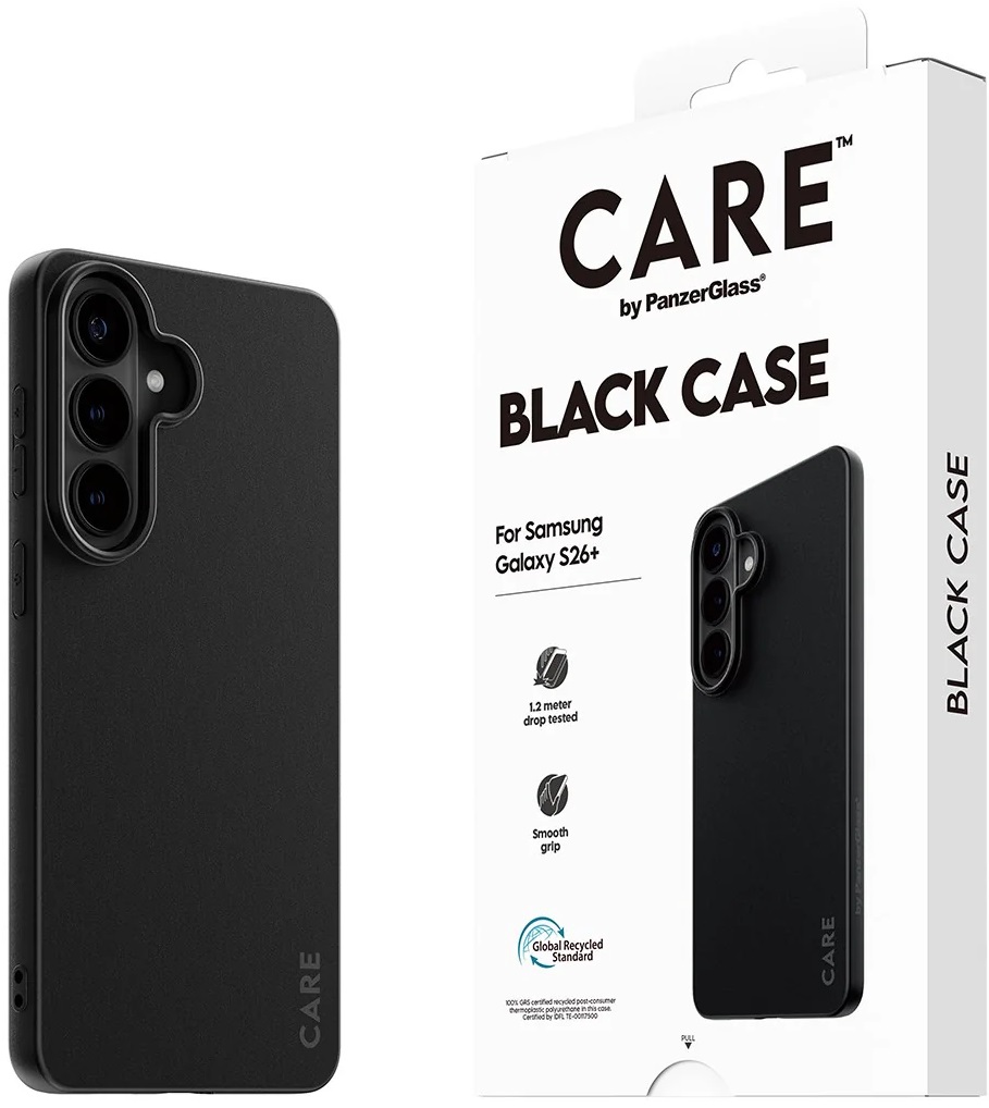 Husă CARE – Black Case, Galaxy S26 Plus, negru