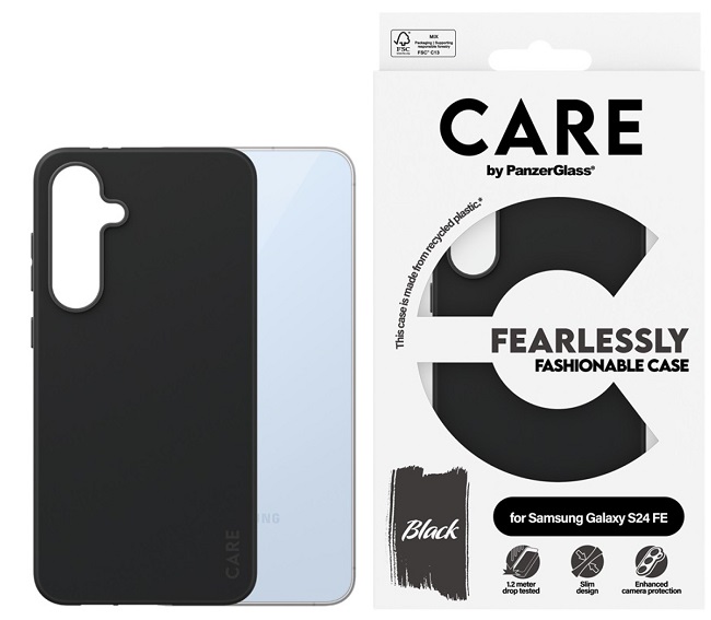 Husa CARE - Fashion, Galaxy S24 FE, negru