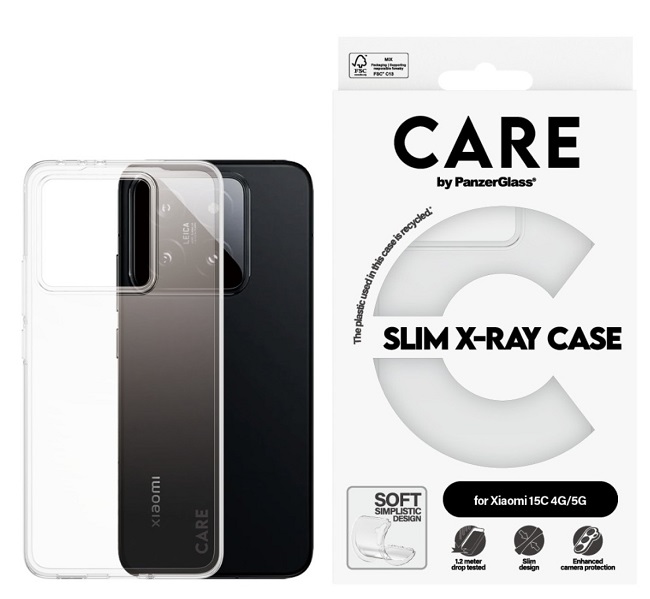 Husă CARE - Fashion X-Ray, Redmi 15C, transparent