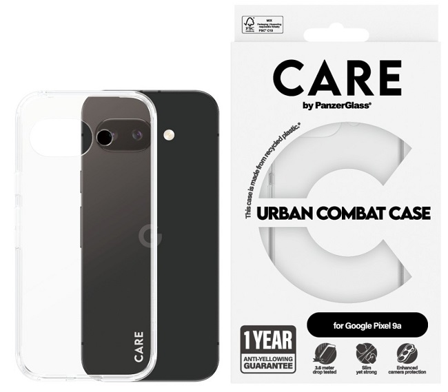 Husa CARE - Urban Combat, Google Pixel 9a, transparent