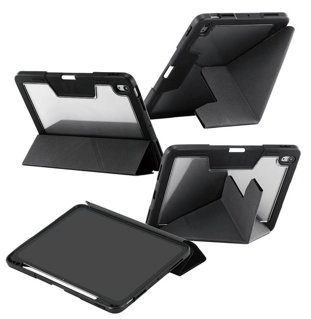 Husa CARE - Y Fold, iPad Air 11, MagSafe, negru