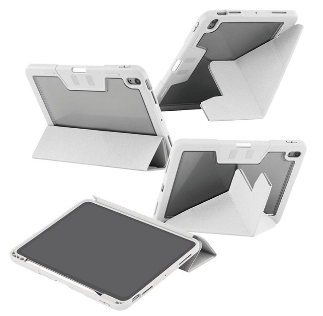 Husa CARE - Y Fold, iPad Air 11, MagSafe, Light Gray