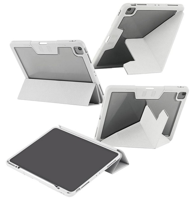 Husa CARE - Y Fold, iPad Air 13, MagSafe, Light Gray