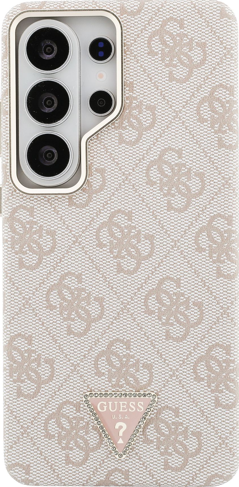 Husă Guess – 4G Gold Frame, Galaxy S26 Ultra, MagSafe, roz