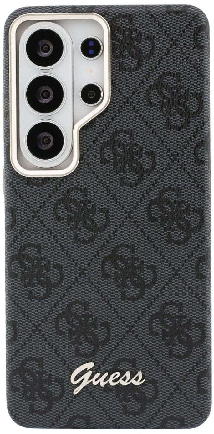 Husă Guess – 4G Script Metal Logo, Galaxy S26 Ultra, MagSafe, negru