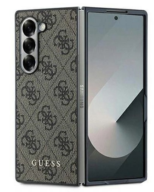 Husă Guess - Charm, Galaxy Z Fold 6, maro