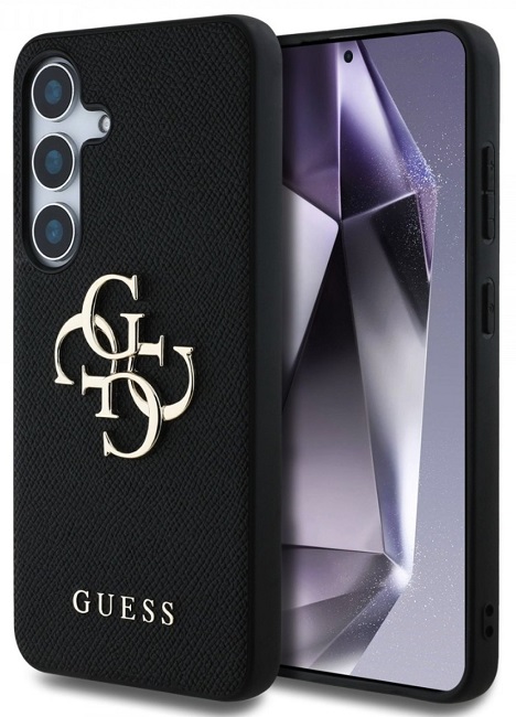 Husă Guess - Grained, Galaxy S25, negru