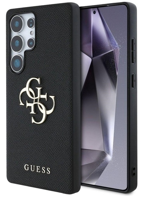 Husă Guess - Grained, Galaxy S25 Ultra, negru