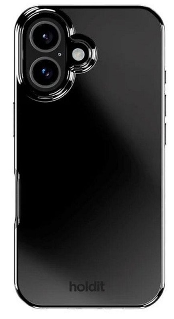 Husa Holdit - Mirror, iPhone 16, MagSafe, negru