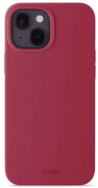 Husă Holdit - Silicone, iPhone 13/14, Red Velvet