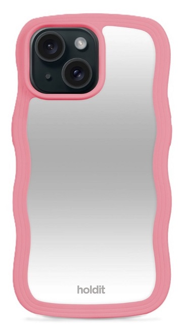 Husa Holdit - Wavy, iPhone 13/14/15/16e, Rouge Pink/Mirror