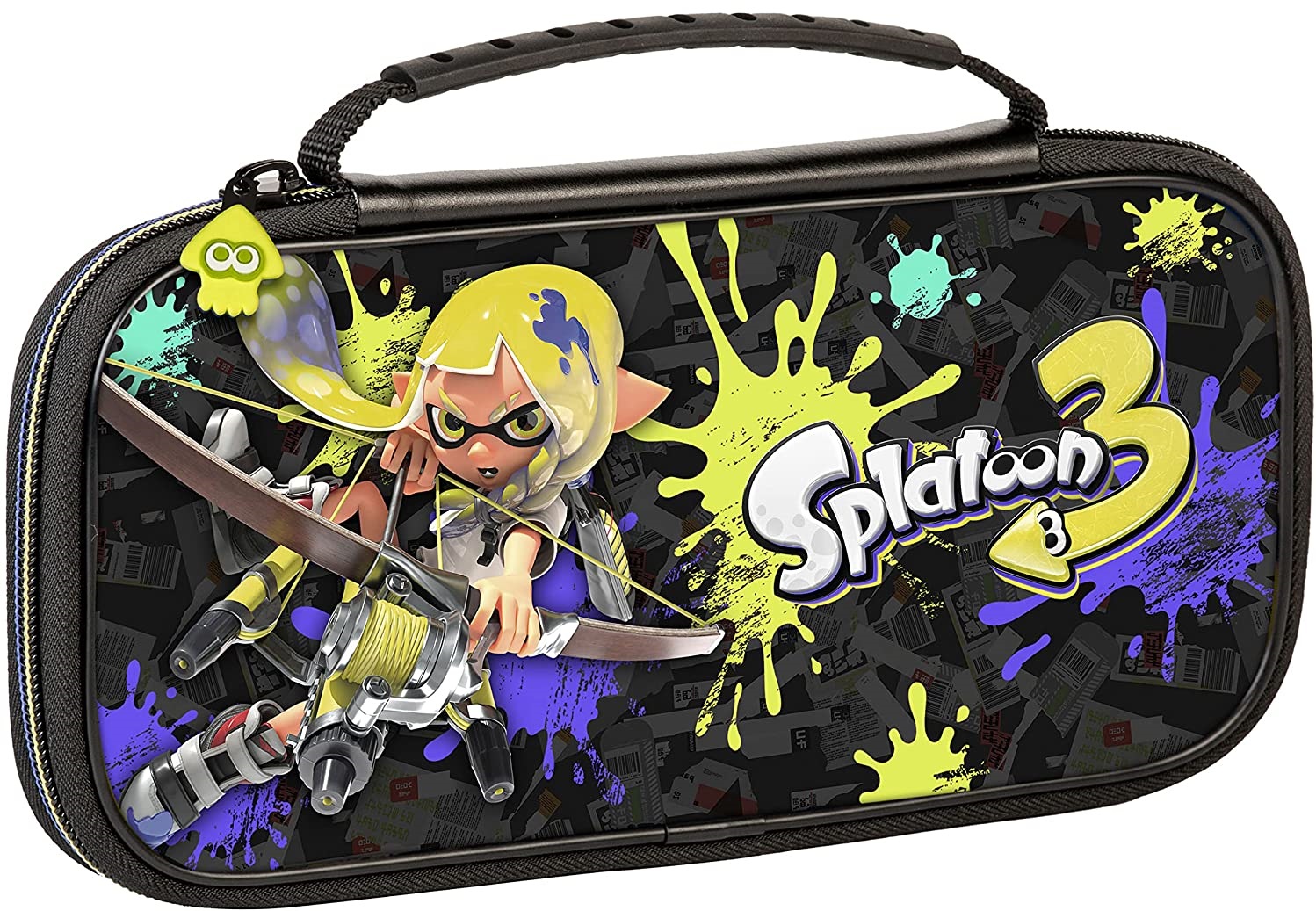 Husă Nacon - Deluxe Travel Case, Splatoon 3 (Nintendo Switch/Lite/OLED)