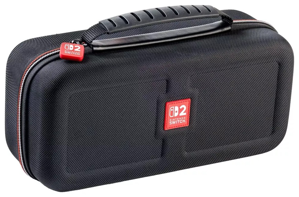 Husă Nacon - Hard Shell Case Medium Size, neagră (Nintendo Switch 2/Switch/OLED)