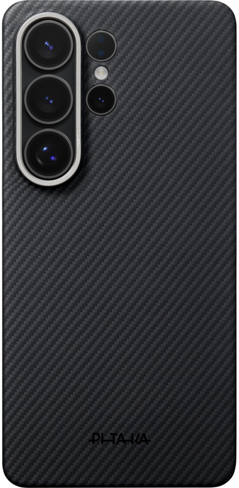 Husă Pitaka – Edge, Galaxy S26 Ultra, MagSafe, negru