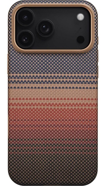 Husă Pitaka - Military-Grade Protective, iPhone 17 Pro Max, Sunset