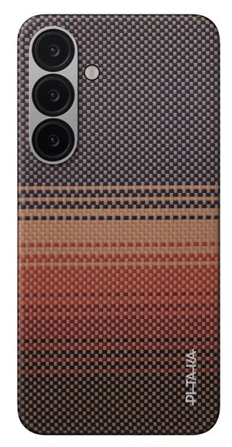 Husă Pitaka - Tactile Woven, Galaxy S25 Plus, Sunset