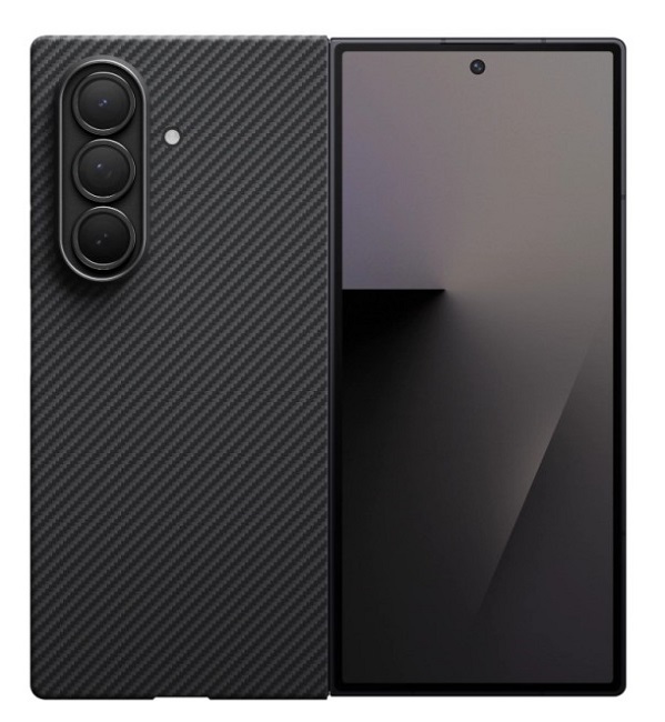 Husă Pitaka - Ultra Slim, Galaxy Z Fold 7, Gri/Negru