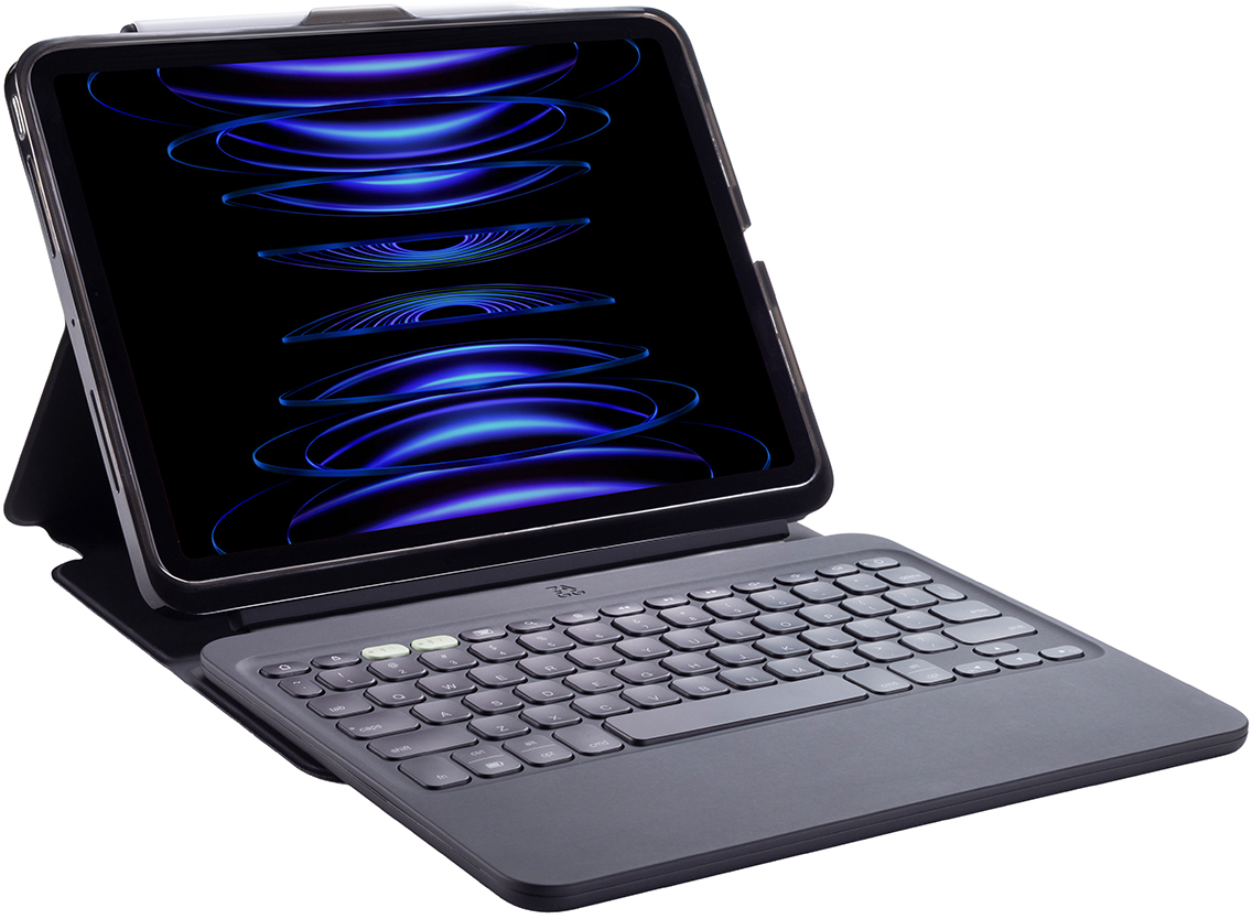 Husă cu tastatură  ZAGG - Pro Keys 2, Apple iPad Air 11 M2, negre