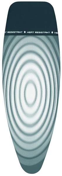 Husă cu zonă rezistentă la căldură pentru masă de călcat Brabantia - Titan Oval, D 135 x 45 x 0,2 cm