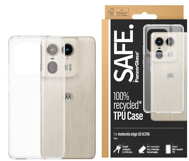 Husă SAFE - Motorola Edge 50 Ultra, transparent