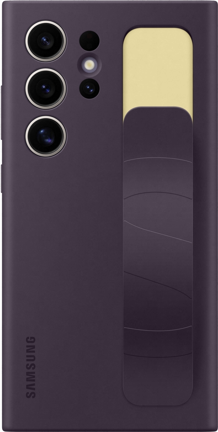 Husă Samsung - Standing Grip Cover, Galaxy S24 Ultra, violet închis