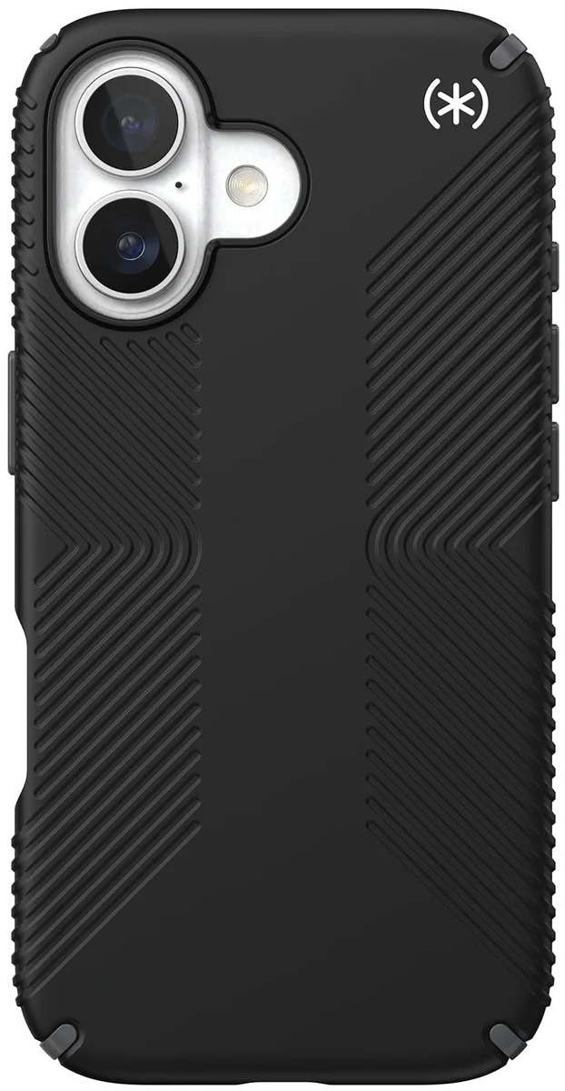 Husă Speck - Presidio 2 Grip, iPhone 17, Black/Slate Grey