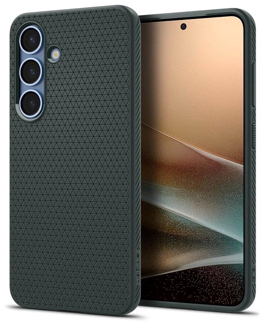 Carcasa Spigen Liquid Air compatibila cu Samsung Galaxy S25 Green - imagine 2