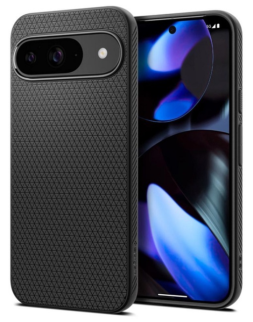 Carcasa Spigen Liquid Air compatibila cu Google Pixel 9 / 9 Pro Matte Black - imagine 2