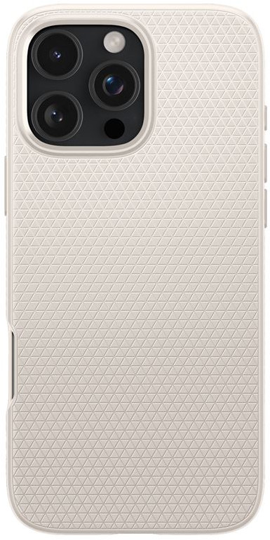 Carcasa Spigen Liquid Air compatibila cu iPhone 16 Pro Natural Titanium - imagine 3