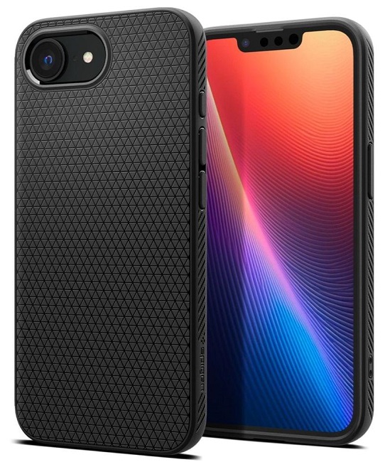 Husă Spigen - Liquid Air, iPhone 16e/17e, negru