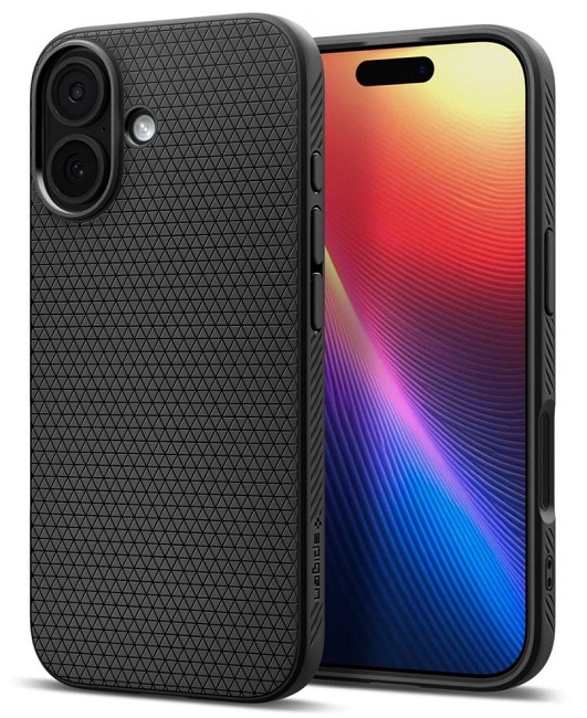 Carcasa Spigen Liquid Air compatibila cu iPhone 17, Black - imagine 3